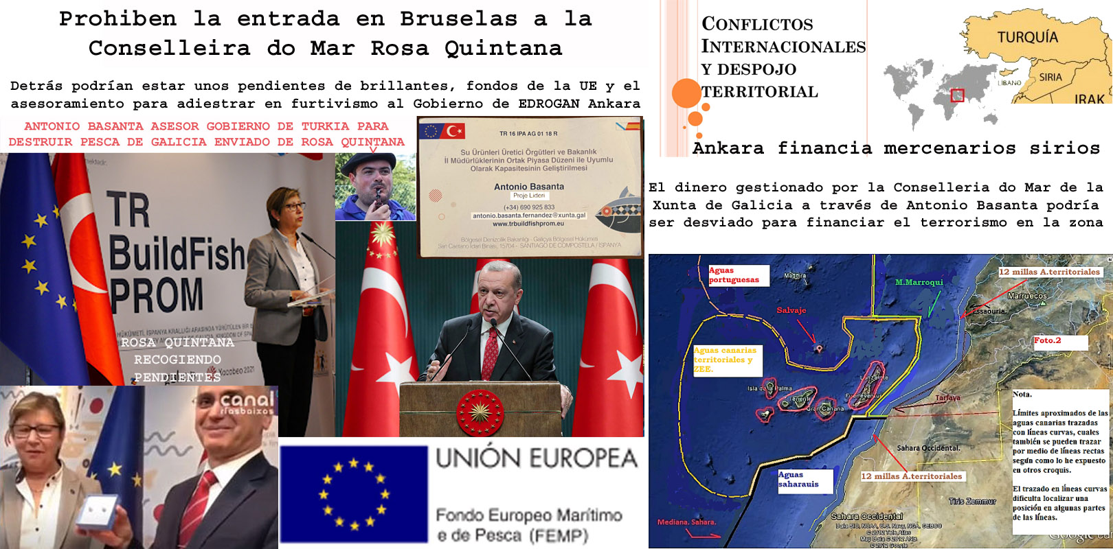 El hermanamiento de pesca gestionado por Rosa Quintana y Antonio Basanta  cargo político del PPdeG con Turquía destapa un grave conflicto  Internacional dentro de la Unión Europea. - Xornal Galicia
