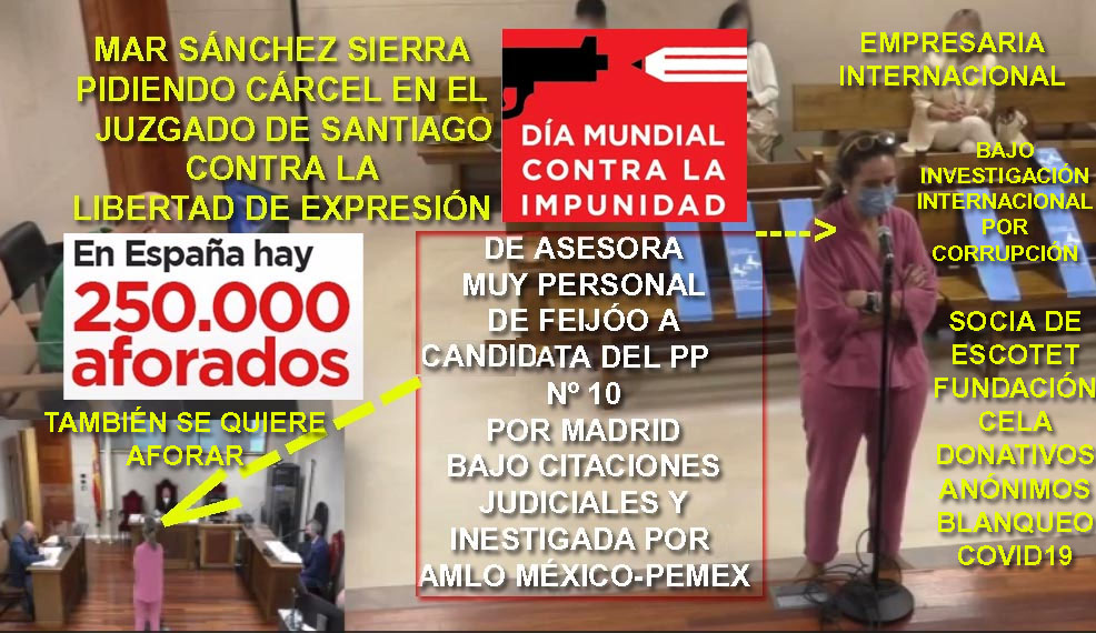 MARSANCHEZ PIDIENDO CARCEL A LA LIBERTAD EXPRESION EN LOS JUZGADOS CANDIDATA PP 10 POR MADRID PORTADA