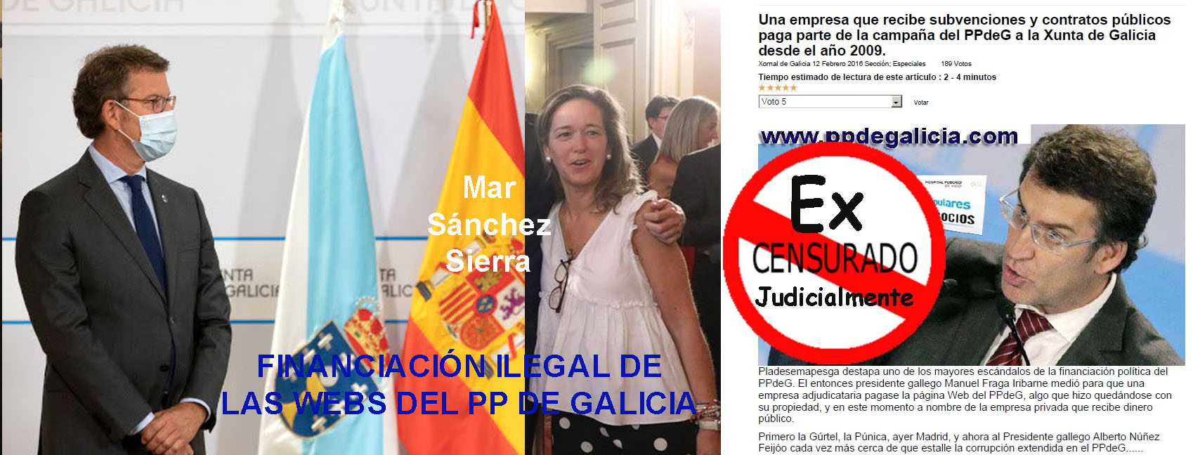 María del Mar Sánchez Sierra regaló un piso de protección oficial y una  subvención de la Xunta a cambio de que le financiaran las webs oficiales  del PP de Galicia y de