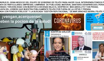 Denuncian que o señor Feijoo, pretende culpar do empeoramento da pandemia de coronavirus en Galicia á poboación que celebrou o Nadal
