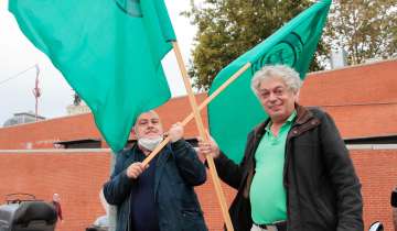 Arco Iris, Adega, Ortegal y Monfero lideraron la representación de Galicia en la manifestación de Madrid contra los megaproyectos de renovables en zonas rurales que pretende implantar por la fuerza Feijóo