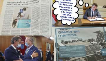 Corrupción; El despacho de la Presidencia de la Xunta se ha convertido en la caja de Santiago Rey editor de la Voz de Galicia quien solo tiene que pedir fondos públicos y a pagar sin ningún tipo de control.