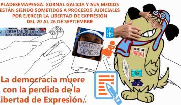 Xornal Galicia y Miguel Delgado agradece las miles de misivas mostrando el apoyo a su labor periodística.