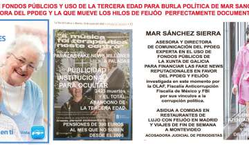 Mostramos la gran estafa y burla de Mar Sánchez Sierra utilizando los ancianos como marketing reputacional del PPdeG con fondos públicos.