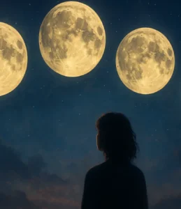 Sonhar com 5 luas no céu: forte fase espiritual em curso