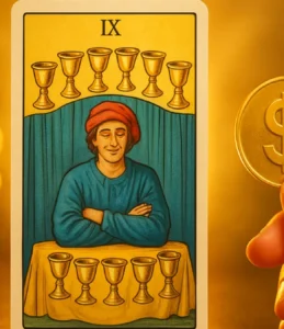 Sonhar com 9 de copas: desejos do coração e realizações