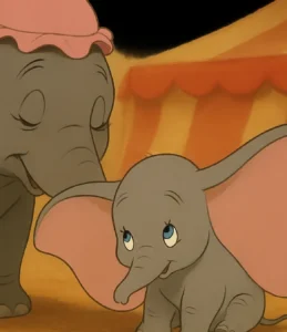 Dumbo 1941 Disney Baby Mine elefante orelhas voo circo
