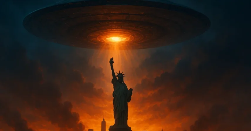 Independence Day: Smith, Goldblum e alienígenas por Emmerich