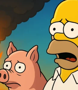 Os Simpsons: O Filme (2007): Homer, Porco e a Crise Final!