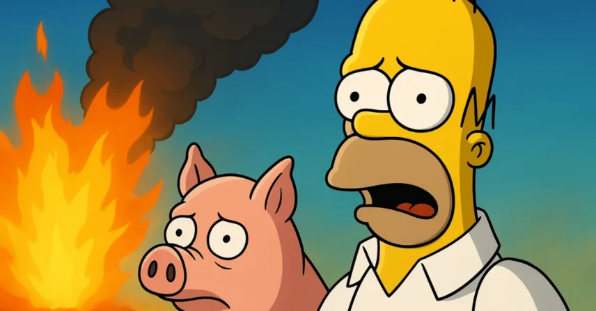 Os Simpsons: O Filme (2007): Homer, Porco e a Crise Final!