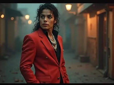 Como o figurino do filme de Michael Jackson foi recriado